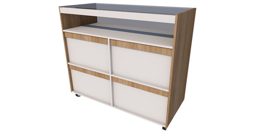 Balcão Atendimento Gaveteiro BA4G 