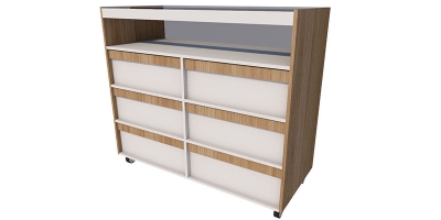 Balcão Atendimento Gaveteiro BA6G