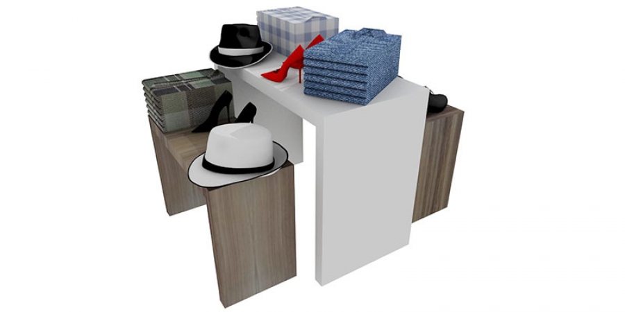 Conjunto 3 Mesas Promocionais MEPRb