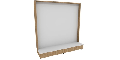 Tablado com fechamento TAFEa